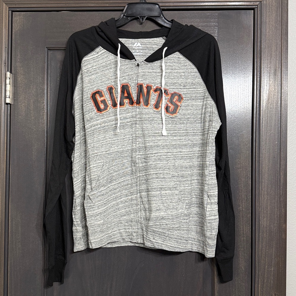 MLB San Francisco Giants zip up lightweight hoodie NWOT‎ XL